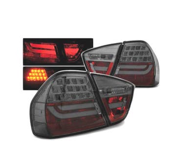 FEUX ARRIÈRE BMW E90 05-08 LED FUMÉ, Verzenden