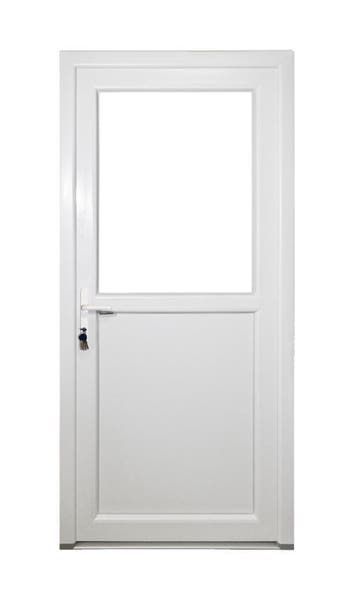 Buiten deur 1/2 glas Premium Plus b98 x h215 cm Antraciet R, 80 tot 100 cm, 215 cm of meer, Nieuw, Ophalen of Verzenden