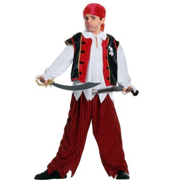 Piraat Kostuum Jongen 4 delig, Kinderen en Baby's, Carnavalskleding en Verkleedspullen, Verzenden, Nieuw