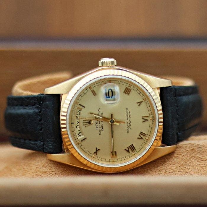 Rolex - Day-Date - 18038 - Heren - 1980-1989, Handtassen en Accessoires, Horloges | Heren
