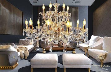 SLC Illumina - MG - Kroonluchter - Margherita18L - Kristal -, Antiek en Kunst