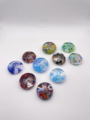 Livio Campanella - Presse-papier (10) - Murano-glas, Antiek en Kunst