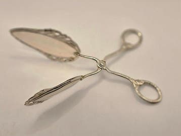 Serveur de gâteaux - Argent 830 - 1900-1910 - Tong Art, Antiquités & Art, Antiquités | Argent & Or