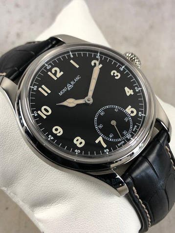 Montblanc - 1858 Small Second Manual - 113860 - Homme - 2020, Handtassen en Accessoires, Horloges | Heren, Nieuw