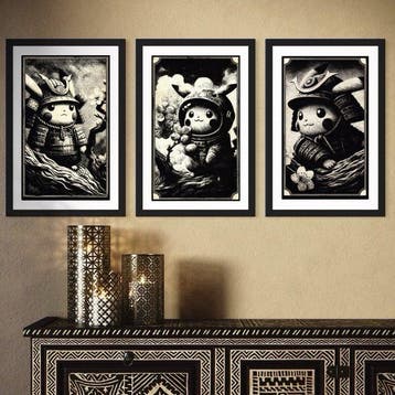 Æ (XX-XXI) - (Set of 3) “Pikachu no Bushid” (2025) –, Nieuw