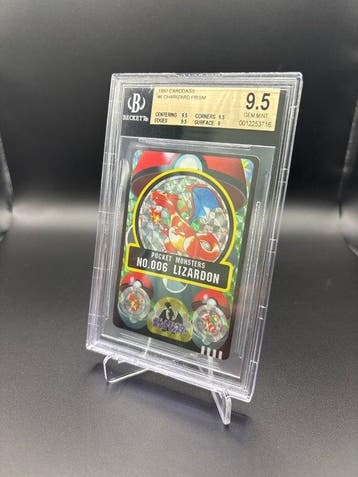 Pokémon - 1 Graded card - Lizardon/Charizard NO.006 Carddass