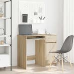 vidaXL Bureau 86x49x76 cm spaanplaat sonoma eikenkleurig, Verzenden