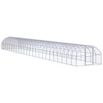 vidaXL Kippenren 3x24x2 m gegalvaniseerd staal, Verzenden