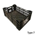 Stapelkrat 600x400x240 mm euronorm zwart kunststof, Zakelijke goederen, Landbouw | Werktuigen, Ophalen of Verzenden