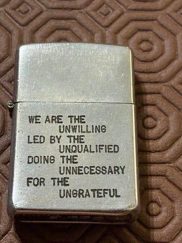 Zippo - Rare Zippo Vietnam PHU CAT 69-70 - Zakaansteker -, Nieuw