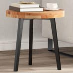 vidaXL Tafelblad rond Ø 40x4 cm massief acaciahout, Verzenden, Nieuw