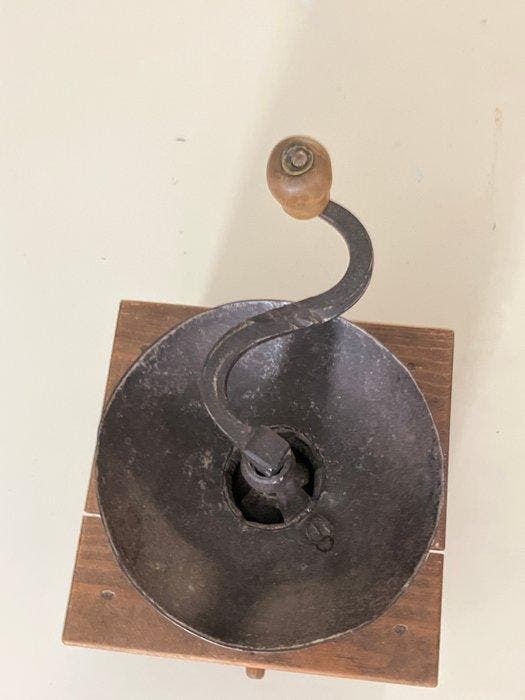 Koffiemolen - Hout, Metaal, IJzer, Antiquités & Art, Antiquités | Ustensiles de cuisine