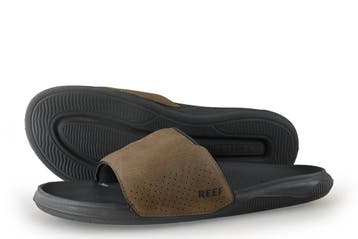 Reef Slippers in maat 45 Bruin, Kleding | Heren, Slippers, Bruin, Verzenden, Zo goed als nieuw