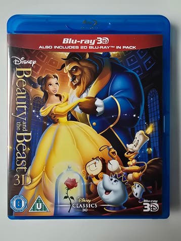 BEAUTY AND THE BEAST (2017) (2D + 3D) (IMPORT WITHOUT DUTCH, Cd's en Dvd's, Gebruikt