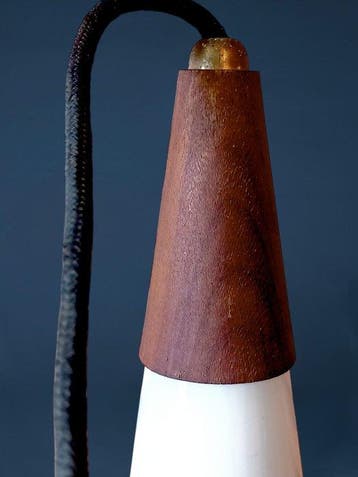 italia - murano - Lamp - Muranoglas, Teak, Antiek en Kunst