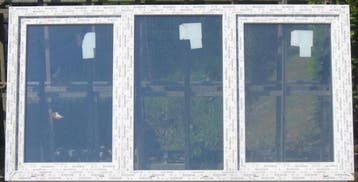 pvc raam , chassis , venster , kozijn 227 x 116 wit, Ophalen of Verzenden, Raamkozijn