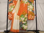 Uitzonderlijke Japanse Zijden Furisode Kimono – Koma