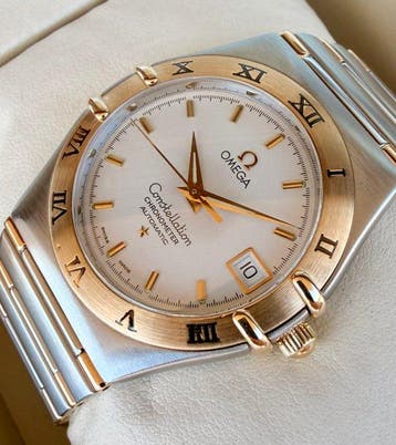 Omega - Constellation Manhattan Steel/gold - 368.1201 -