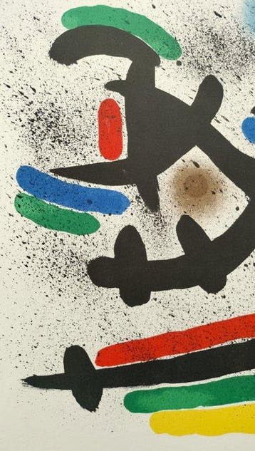 Joan Miro (1893-1983) - 1 litografía: Litografia Original IX