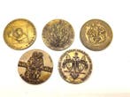 Themacollectie - fior di conio FDC - Lotto di 5 medaglie