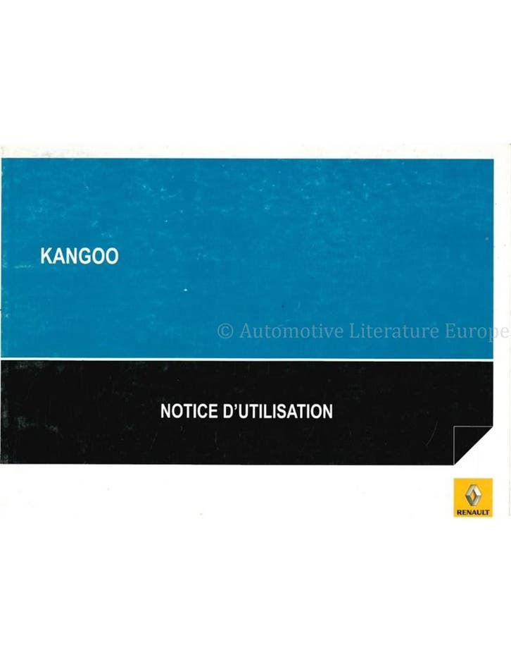 2010 RENAULT KANGOO INSTRUCTIEBOEKJE FRANS, Auto diversen, Handleidingen en Instructieboekjes