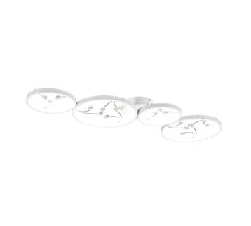 Trio GROOVY plafondlamp | LED | wit mat | 95,5 x 40 cm | IP2, Verzenden, Nieuw