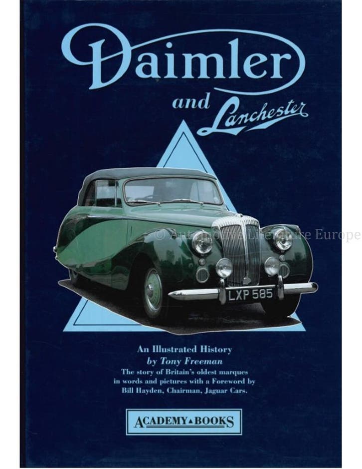 DAIMLER AND LANCHESTER, AN ILLUSTRATED HISTORY, Boeken, Auto's | Boeken
