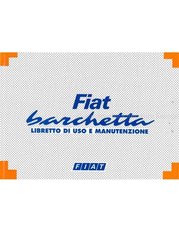 1995 FIAT BARCHETTA INSTRUCTIEBOEKJE ITALIAANS