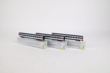 Trix, Minitrix N - 15084, 15086 - Modeltrein personenwagen, Nieuw