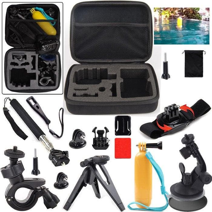 13in1 accessoires kit set gopro go pro hero 11 12 13 +case, Audio, Tv en Foto, Actiecamera's, Nieuw, Verzenden