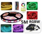 LED strip RGB/W 5-meter Plug & play - dimbaar, Verzenden, Nieuw