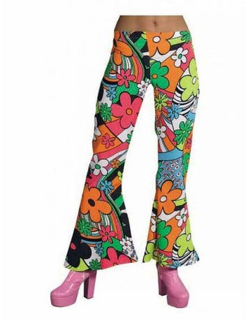 Hippie broek voor dames woodstock, Ophalen of Verzenden