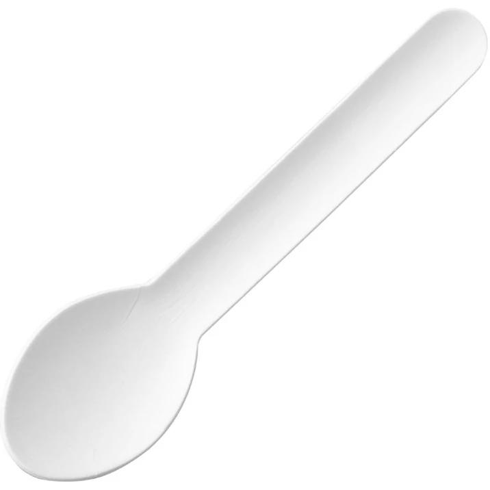Theelepels | Papier | Composteerbaar | 100 Stuks | 132mm, Articles professionnels, Horeca | Équipement de cuisine, Envoi