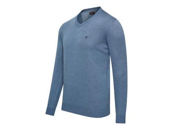 Veiling - Cappuccino Italia Salerno Pullover Steel Blauw - M, Nieuw