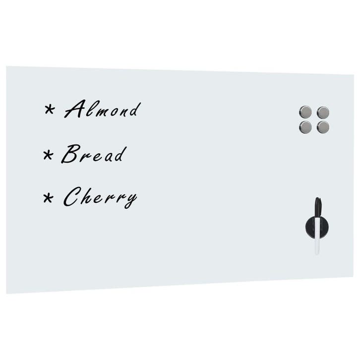 vidaXL Magneetbord wandmontage 120x60 cm glas, Articles professionnels, Aménagement de Bureau & Magasin | Fournitures de bureau