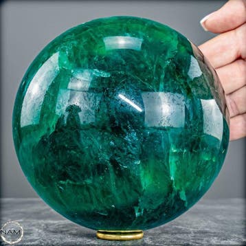 Boule de fluorite verte exclusive – Symbole de clarté, de, Collections