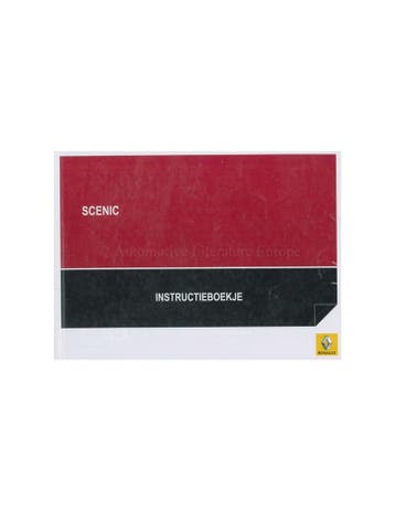 2015 RENAULT SCENIC INSTRUCTIEBOEKJE NEDERLANDS, Ophalen of Verzenden
