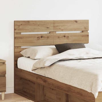vidaXL Hoofdbord Artisan Eiken Bewerkt hout, Verzenden, Nieuw