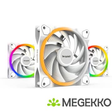 Be quiet! LIGHT WINGS White 120mm PWM high-speed Triple Pack, Verzenden, Nieuw