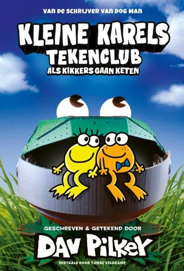 Als kikkers gaan keten / Kleine Karels Tekenclub / 2, Verzenden, Zo goed als nieuw, Dav Pilkey