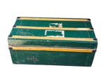 Kist - Hout, Metaal - Een stoere vintage kist, Antiek en Kunst