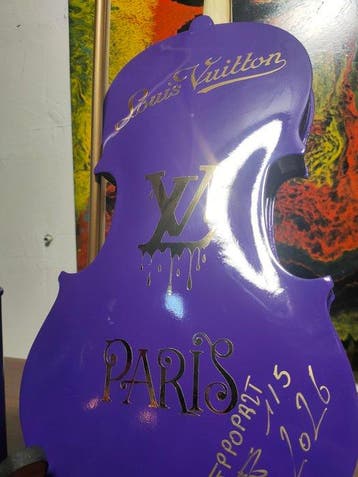 fp pop art - Louis Vuitton Violon et Capsule 4/4 60 cm Mauve