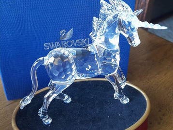 Swarovski - Beeldje - Unicorn - 630119 - Kristal, Antiek en Kunst