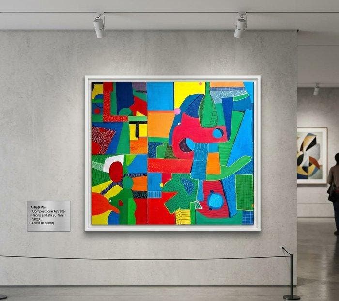 Antonio Di Martino - Trittico del Mattino Complesso, Antiquités & Art, Art | Peinture | Moderne
