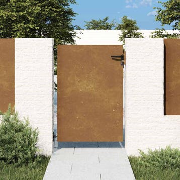 vidaXL Poort 85x125 cm cortenstaal, Verzenden, Nieuw