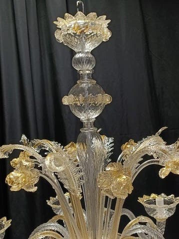 Kroonluchter - Fioro - Muranoglas - 6 lichten