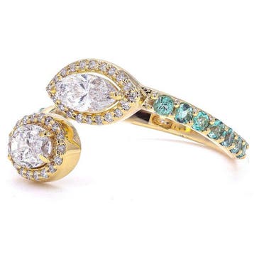 Sans prix de réserve - Anneau de mariage - 14 carats Or