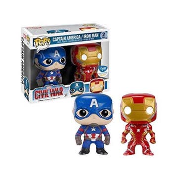 Funko Pop  Captain America   Captain America & Iron Man  FYE, Verzenden, Nieuw