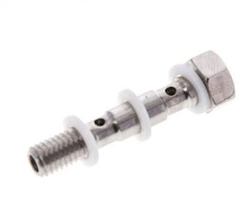 Boulon Banjo 2 voies en acier inoxydable avec filetage mâle, Verzenden, Nieuw