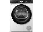 Hisense -  Warmtepompdroger 8 Kg 63 Db Energielabel C - Wit, Verzenden, Overige typen, Nieuw, Voorlader